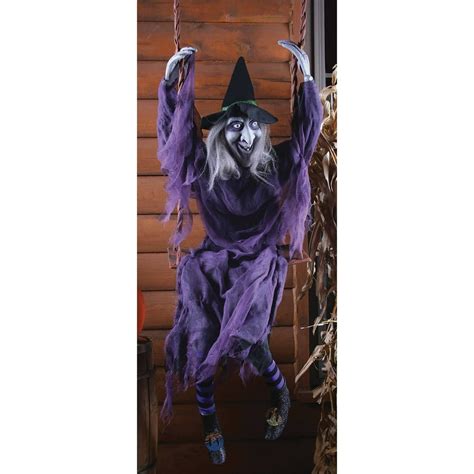 Celebrate Halloween with Swinging Witch Decorations That Cast a Spell